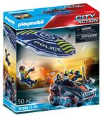 Playmobil City Action 70781 Parachutiste quad bandits