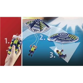 Playmobil City Action 70781 Parachutiste quad bandits
