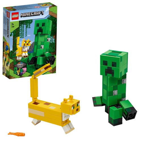 21148 Steve Minecraft BigFig avec perroquet, LEGO(r) Minecraft(tm) - Lego -  Achat & prix