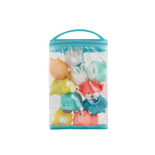 Jeu de bain Badabulle Rigolos splash montagne Multicolore 10 pièces