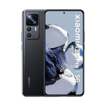 Xiaomi 12T Pro - 5G smartphone - double SIM - RAM 8 Go / Mémoire interne 256 Go - écran OEL - 6.67" - 2712 x 1220 pixels (120 Hz) - 3 x caméras arrière 200 MP, 8 MP, 2 MP - front camera 20 MP - noir