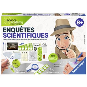 Jeu scientifique Ravensburger Enquêtes scientifiques