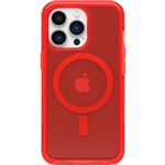 Coque de protection avec MagSafe pour iPhone 13 Pro OtterBox Symmetry Series+ Clear Rouge