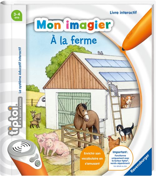 Livre interactif Ravensburger Mon imagier A la ferme