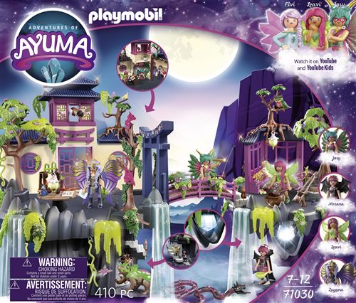 Playmobil 70805 – Camp D’entraînement Des Fées – Adventures Of Ayuma – Avec Ours Et Accessoires – Magie