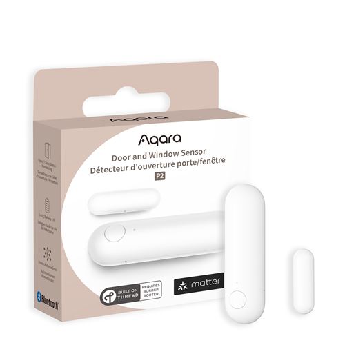 Détecteur d'ouverture porte et fenêtre connecté Aqara P2 Matter - vue 6