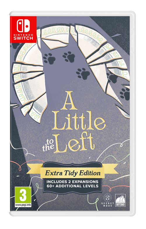 Pochette avant du jeu A Little to the Left Extra Tidy Edition Nintendo Switch