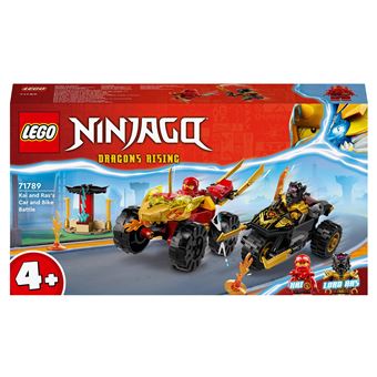 LEGO® Ninjago 71789 Le combat en voiture et en moto de Kai et Ras