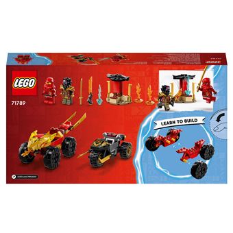 LEGO® Ninjago 71789 Le combat en voiture et en moto de Kai et Ras