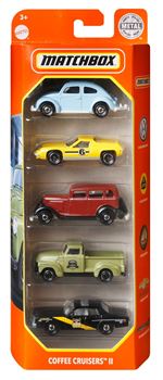 Pack de 5 véhicules Matchbox Modèle aléatoire