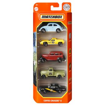 Pack de 5 véhicules Matchbox Modèle aléatoire - Voiture | Soldes fnac Belgique