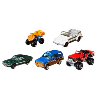 Pack de 5 véhicules Matchbox Modèle aléatoire