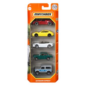 Pack de 5 véhicules Matchbox Modèle aléatoire