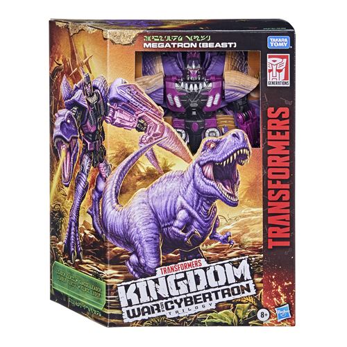 Figurine Transformers WFC Kingdom Leader T-rex Megatron