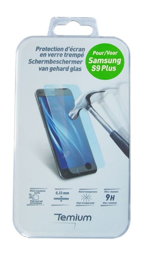 Protection d’écran en verre trempé Temium pour Samsung Galaxy S9+