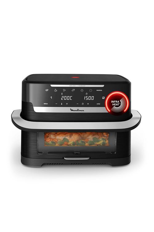 Moulinex Noir Airfryer Ever Fry Dual Flex 9L Ez9278f0