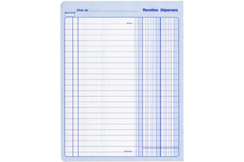 ELVE Registre Recettes/D‚penses , 80 pages, 297 x 210 mm