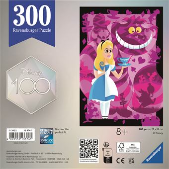 Puzzle Ravensburger Disney 100 Alice 300 pièces