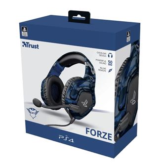 Micro casque filaire Gaming Bleu como Trust GXT 488 Forze B pour PS4/PS5