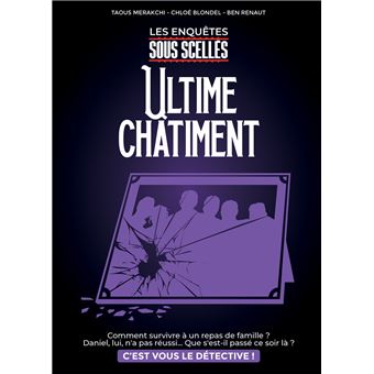 Jeu d'enquête Enigami Sous Scellés Ultime Châtiment