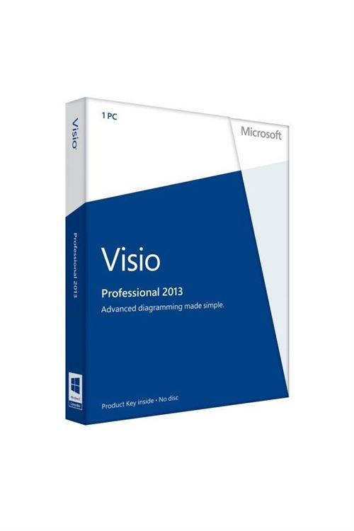 Microsoft Visio 2013 Professionnel - Clé licence à télécharger