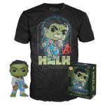 Figurine Funko Pop et Tee Hulk M