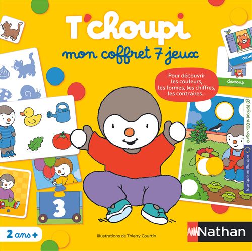 Mon coffret 7 jeux T'choupi Dujardin Nathan - vue 3