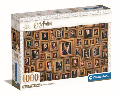 Clementoni Multicolore Puzzle Compact Impossible Harry Potter 1000 Pièces - Neuf - Image 3
