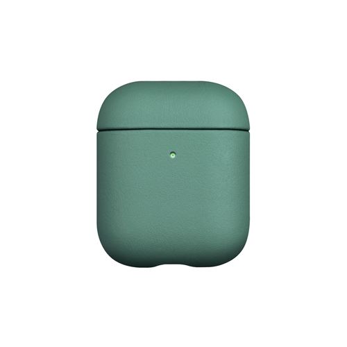 Etui en cuir véritable On Earz Mobile Gear pour AirPods 1 et 2 Vert