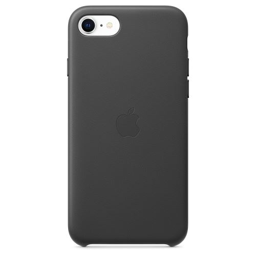Coque en cuir Apple Noir pour iPhone SE 2020
