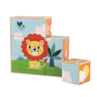 Cubes en bois Fnac Kids Animaux de la Forêt