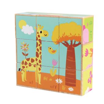 Cubes en bois Fnac Kids Animaux de la Forêt