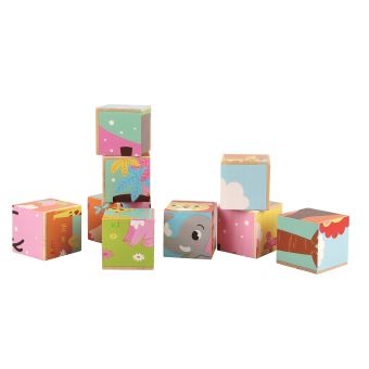 Cubes en bois Fnac Kids Animaux de la Forêt