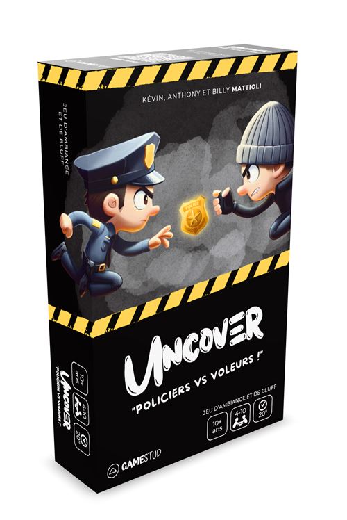Jeu d'ambiance No Name Uncover Policies vs Voleurs