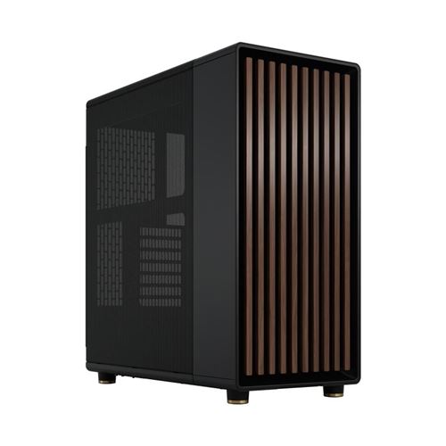 Boîtier PC Fractal Design North moyen tour noir avec panneau latéral verre teinté