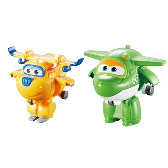 Pack 2 figurines Super Wings Transform a Bots Donnie et Mira