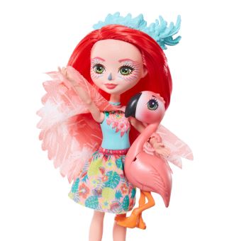 Poupée Enchantimals Fanci Flamant et Swash 15 cm