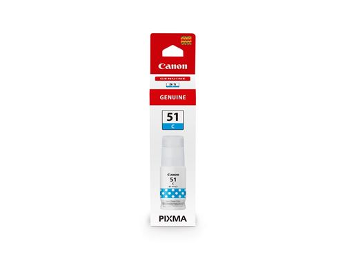 Cartouche d'encre couleur Canon GI-51 Cyan