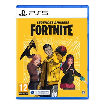 Code in a Box Fortnite Légendes Animées PS5