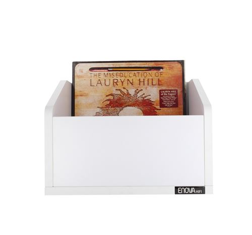 Meuble Enova Hifi Vinyle Bac 120 Blanc