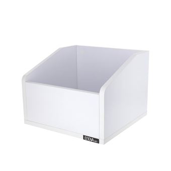 Meuble Enova Hifi Vinyle Bac 120 Blanc