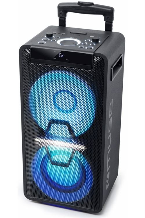 Micro-systeme Bluetooth Muse M-1920 DJ Karaoké Noir