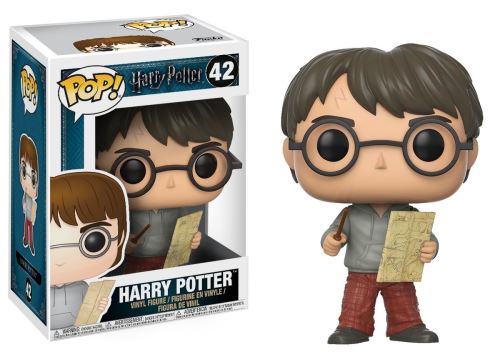 HARRY POTTER-BOBBLE HEAD POP N° 42-HARRY WITH MARAUDERS MAP