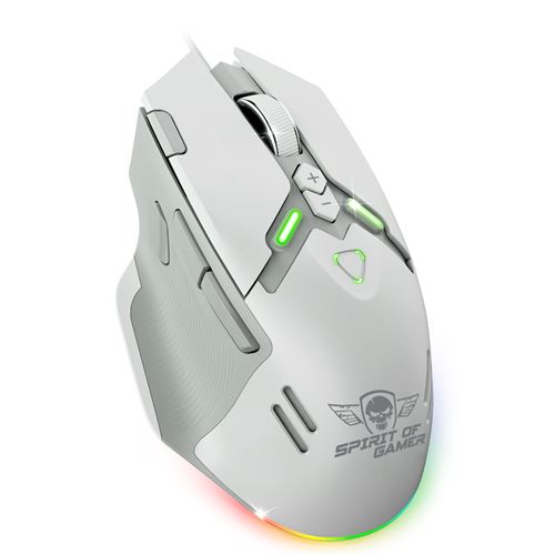 Souris filaire gaming RGB Spirit Of Gamer Elite M60 Artic