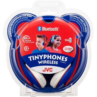 Casque sans fil pour enfants JVC HA-KD9BT-A-E Bleu et Rouge