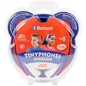 Casque enfant JVC sans fil Bleu et Rouge