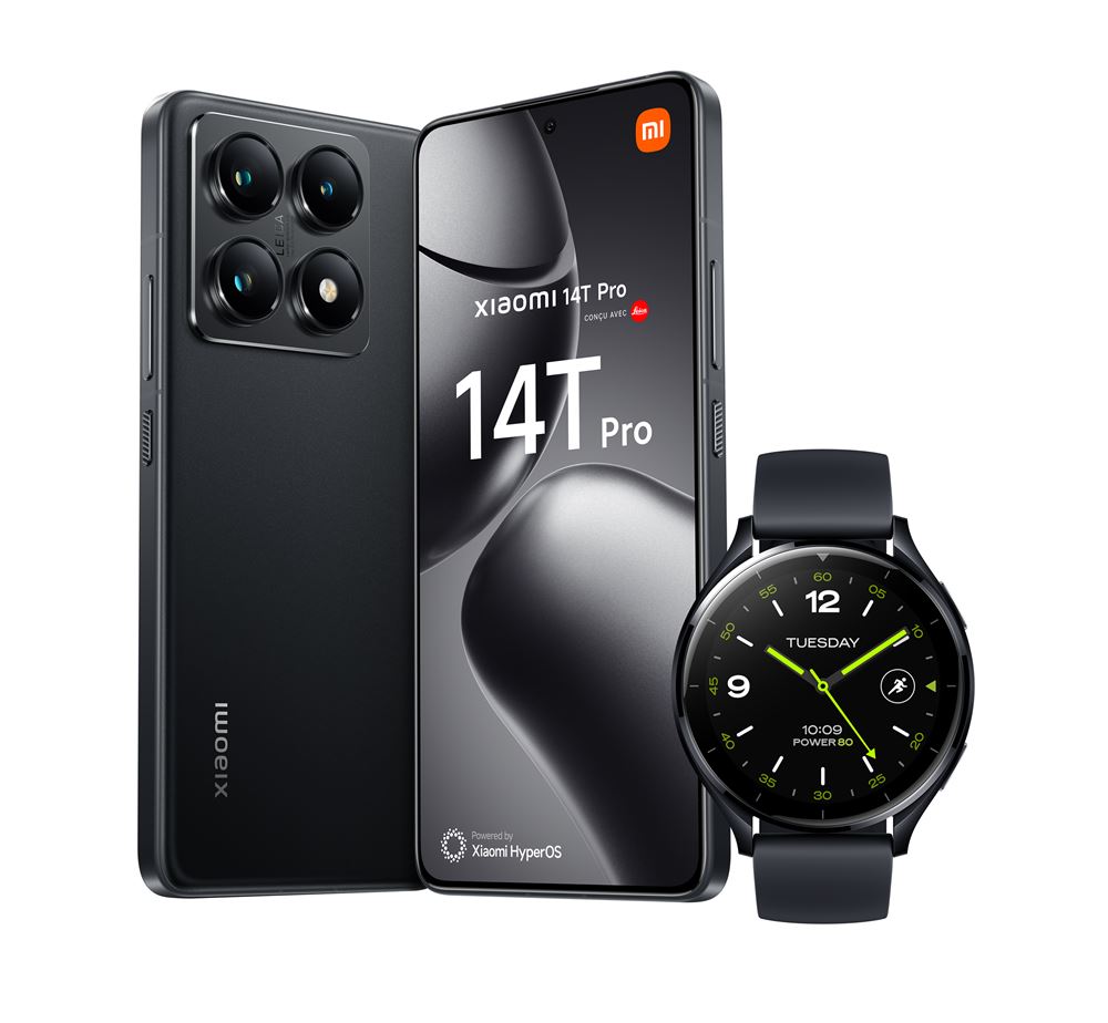 Xiaomi 14T Pro Smartphone 12 Go/1 To - Sans Carte SIM, Noir Titan, écran 144 Hz, Appareil Photo Leica