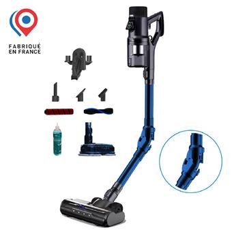 Aspirateur balai sans fil Eziclean® Cycloboost FR8 Wash 250 W Gris et Bleu - 1