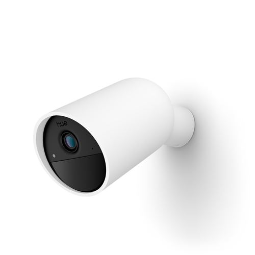 Caméra de surveillance connectée sans fil avec batterie Philips Hue Secure 2K intérieure - extérieure Blanc