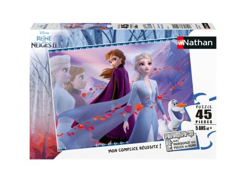 Puzzle 45 Pièces Nathan L'Amour De Deux Sœurs Disney La Reine Des Neiges 2